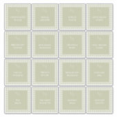 Cuisine Plaid sur mesure Étiquettes alimentaires (Devant)