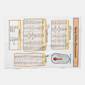 Cuisine pratique Mesures Serviette de cuisine (Horizontal)