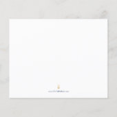 Cuisine Recette Cartes Tropical Floral Greenery (Dos)