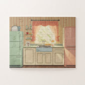 Cuisine Rétro des Années 50 Puzzle Démence Nostalg (Horizontal)