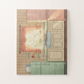 Cuisine Rétro des Années 50 Puzzle Démence Nostalg (Vertical)