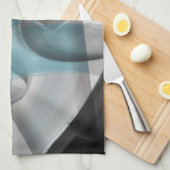 Cuisine Serviette Abstraite Trend Home Décor Bleu (Quart Plié)