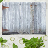 Cuisine Serviette Blanche Lave-linge Bois Grange P (Plié)