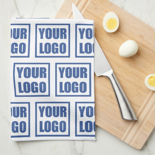 Cuisine Serviette Business Logo Motif Modèle (Quart Plié)