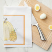 Cuisine Serviette Citrouille Trio (Quart Plié)