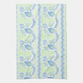 Cuisine serviette folk art floral (Vertical)