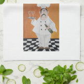 Cuisine serviette gras Chef Design italien (Plié)