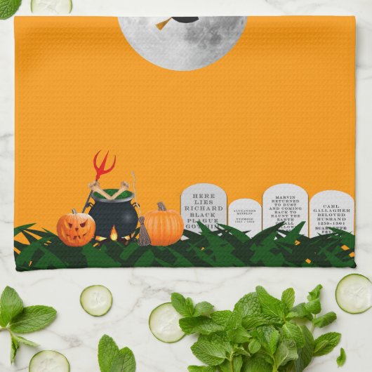 Cuisine Serviette Halloween (Plié)