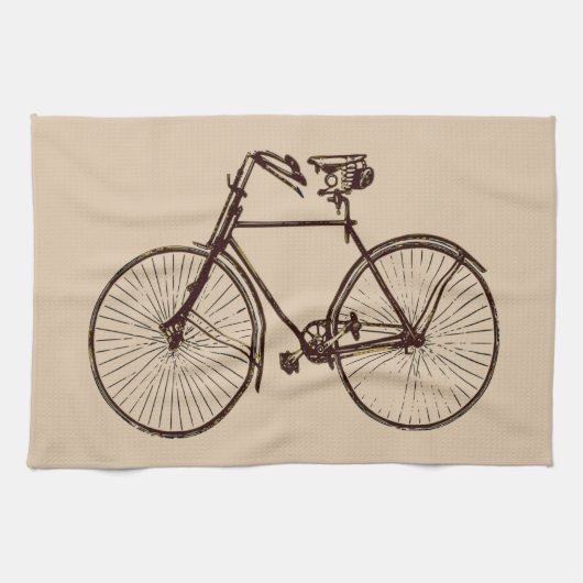 Cuisine serviette vélo vélo avoine crème (Horizontal)