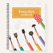 Cuisine Stuff Orange Recette Carnet spirale (Devant)