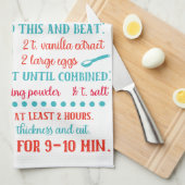 Cuisine Sucre Cookie Recette Serviette de cuisine (Quart Plié)