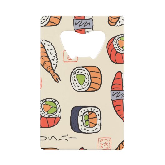 Cuisine sushi, design motif sans soudure. (Devant)