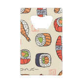 Cuisine sushi, design motif sans soudure. (Dos)