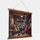 CUISINE Suspendue Tapisserie (Angulaire)