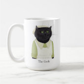 CUISINE Tall White Mug + Texte (Gauche)