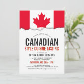 Cuisine Thématique Canadienne | Invitation Blanche (Debout devant)