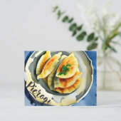 Cuisine traditionnelle polonaise, Carte postale po (Debout devant)
