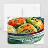 Cuisine traditionnelle polonaise, Carte postale po (Devant / Derrière)