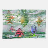 cuisine tropicale Fishies MoJo Serviette (Horizontal)