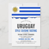 Cuisine uruguayenne| Invitation du drapeau du part (Devant)