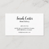 cuisine ustensiles maison boulangerie cartes de vi (Dos)