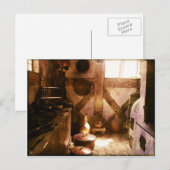 Cuisine vintage, carte postale (Devant / Derrière)