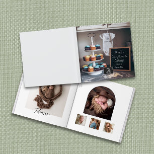 cuisine vintage Cupcake baby photo book keepsaké