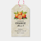 Cuisine vintage en gelée orange étiquette (Devant)