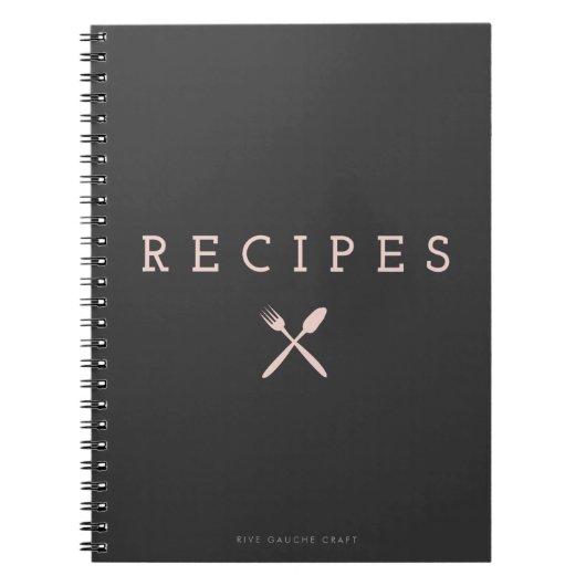 Cuisine Vintage rose Carnet d'accompagnement (Devant)