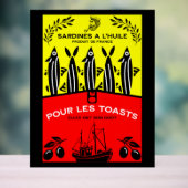 Cuisine vintage sardine française (Neutre)