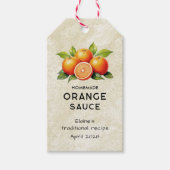 Cuisine vintage sauce orange étiquette (Devant)