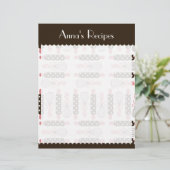 Cuisine vintage Ustensiles Recette Carte (Debout devant)