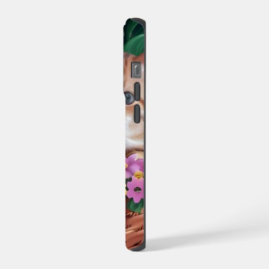 Cuisinement Cute Kittens dans un panier à fleurs (Côté gauche)