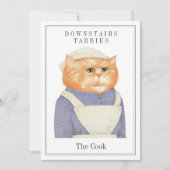 CUISINER CAT 5x7 Carte plate + Texte (Devant)