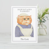 CUISINER CAT 5x7 Carte plate + Texte (Debout devant)