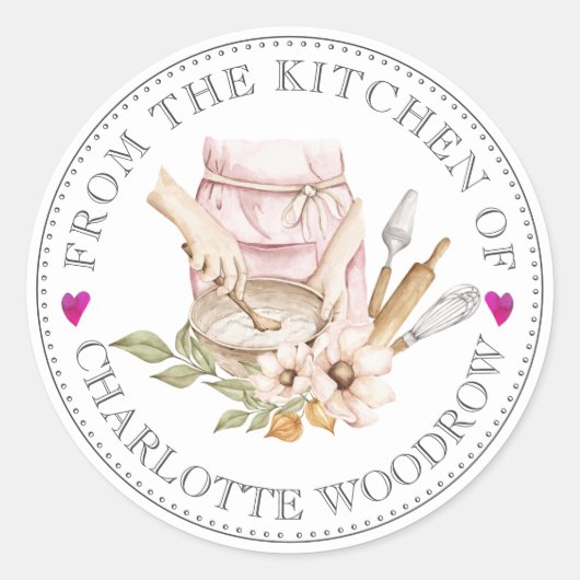 Cuisinier boulanger Outils Étiquette alimentaire S (Devant)