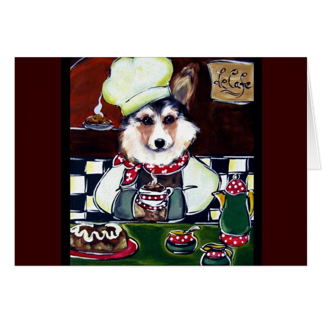 Cuisinier Corgi (Devant horizontal)