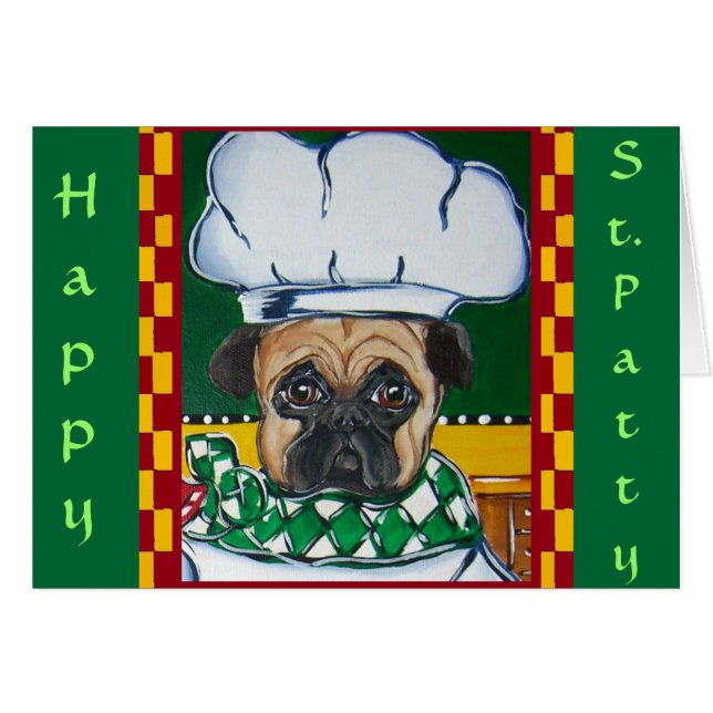Cuisinier Irlandais Pug (Devant horizontal)