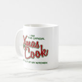 Cuisinier OFFICIEL DE NOËL - mug (Devant gauche)