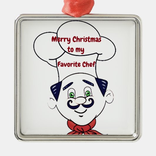 **CUISINIER PRÉFÉRÉ ** DÉCORATION DE NOËL (Devant)