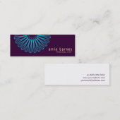 Cuisinier Whisk Logo Purple Carte de visite (Devant / Derrière)