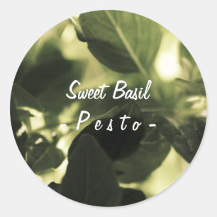 Cuisiniers italiens PESTO ! Basil, autocollants Ét