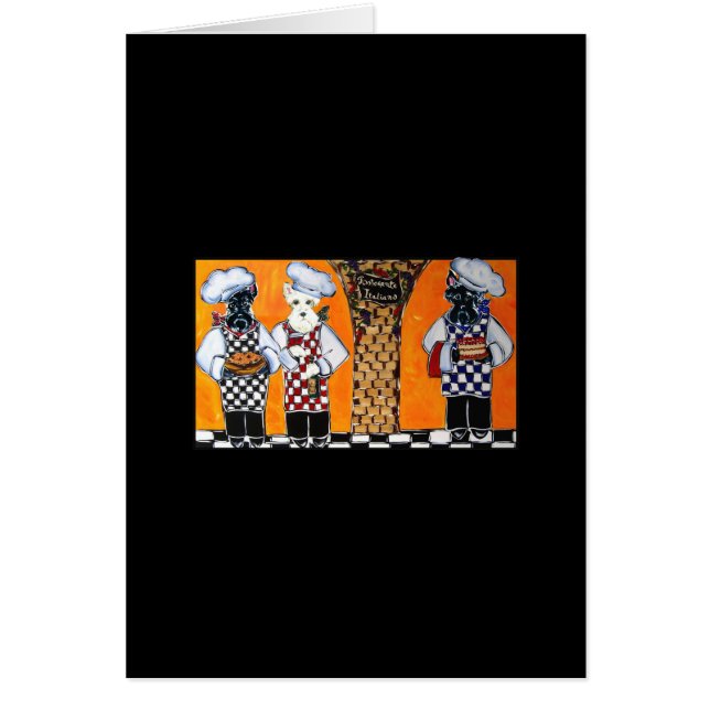 Cuisiniers Terrier Écossais (Devant)