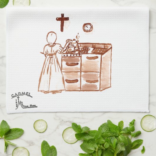 Cuisson avec la serviette de soeur (Plié)