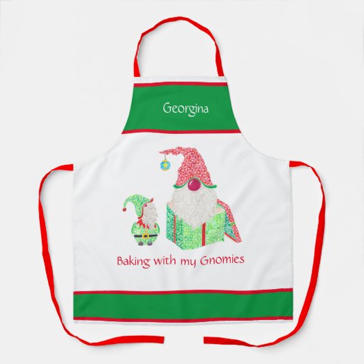 Cuisson avec mon tablier Gnomies (Recto)