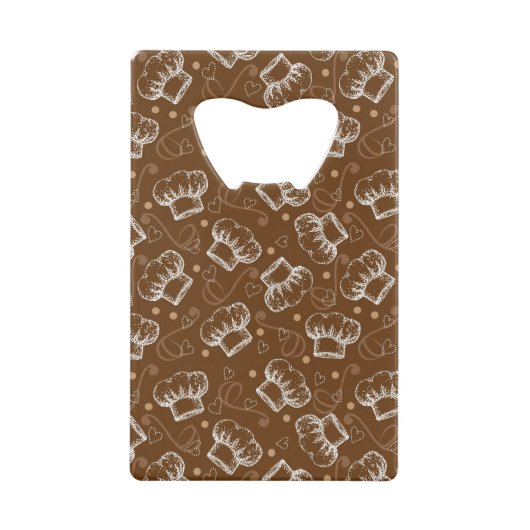 Cuisson du motif avec le casquette de chef (Devant)