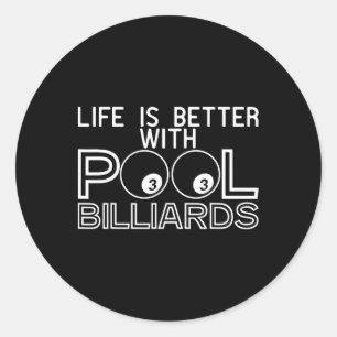 Cuist Chalk Stick Biljart Rack Snooker Spelers Ronde Sticker