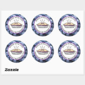 Cuite avec amour, grand-mère Étiquettes à la tarte (Feuille)