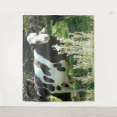 Cuite Drôle Vache Midwest Agriculture Tapisserie m (Devant)