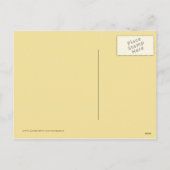 Cuite lapine & oeuf carte postale de Pâques (Dos)